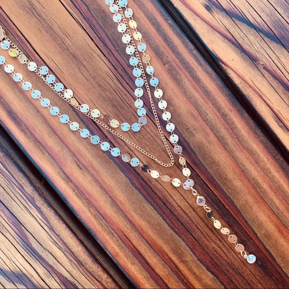 GOLD Lagertha ♡ Layered Choker Necklace - Picture 6 of 7